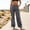Gray women's high waisted cargo pants a1, variant on BRELIL Women's High Waisted Straight Leg Cargo Pants with Pockets Casual Loose Fit Solid Long Trousers Baggy Streetwear Y2K Pants, Khaki L
