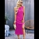 thumbnail image 5 of Vestidos Casuales para Mujer, Vestido de Color Liso, Chaleco Sin Mangas, Falda de Verano con Temperamento Ceñido A la Cintura. Rosa Roja M, 5 of 10