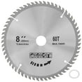 thumbnail image 2 of Saw Blade,8 x 60T 200mm Woodworking Saw Blade Circular Saw Blade Precision Engineered, 2 of 8