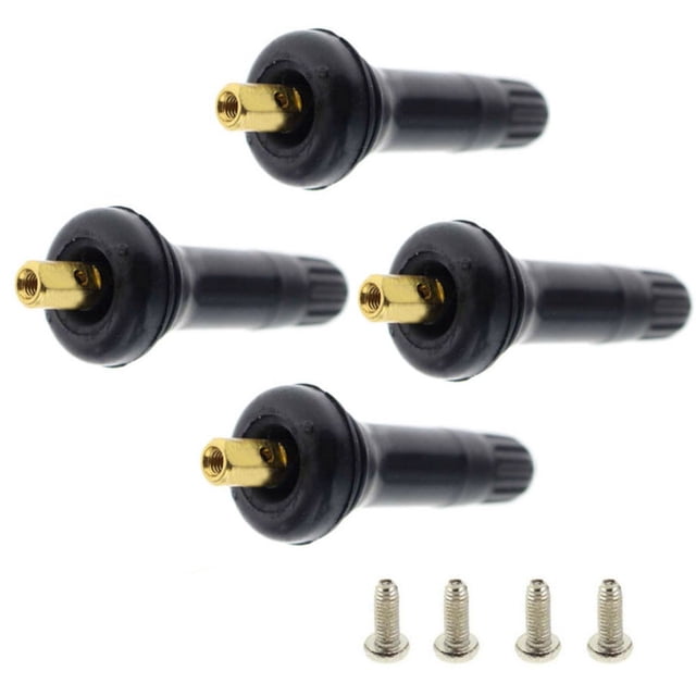 Bgsha 4pcs TPMS Tire Pressure Sensor Valve Stem Service Kit for 17-20008 20008 20018