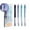 D, variant on Dvruxg 0.5mm Erasable Pen Refills – 40ml Heat-Erasable Gel Ink Refills in Crystal – Comfort Grip, Hot Erase Technology – Set of 4 Pens