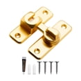 thumbnail image 4 of simhoa Sliding Barn Door Lock with Screws Room Door Latch for Bathroom Bedroom Barn Gold, 4 of 8