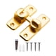 thumbnail image 4 of Cerradura para puerta corrediza (con tornillos) Cerradura universal para puerta de alta resistencia Oro, 4 of 9
