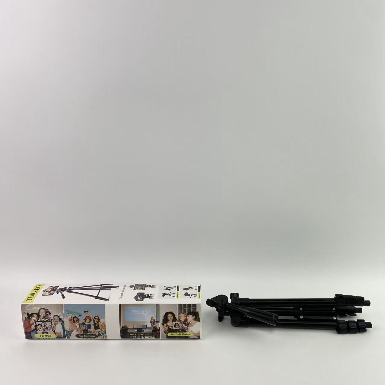TURZEO Tripods for cameras,60" Camera Tripod,Cell Phone Tripod,Professional Aluminum Portable Tripod Stand with Phone Tripod Mount&1/4”Screw