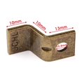 thumbnail image 2 of Jchl Sujetadores para Mesa De Escritorio con Tornillos Bronce Conectores De Mesa En Z para Trabajo Pesado Clips para Mesa/Soportes para Mesa Juego De 20 Paquetes (Incluye 20 Clips Y 20 Tornillos) Bron, 2 of 5
