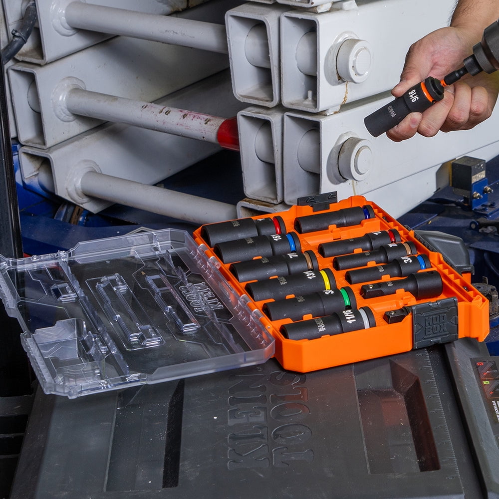 Klein Tools Knect Sae Impact Socket Set, 14 Pc