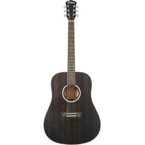 Washburn DFED Deep Forest Dreadnought Acoustic Guitar, Striped Ebony