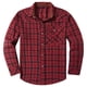 thumbnail image 4 of Blusa y camisa de franela a cuadros de talla grande para hombre, con cuello vuelto y manga larga, estilo occidental, con hebilla de perla de comercio exterior y europeo, abrigo para hombre, 4 of 8