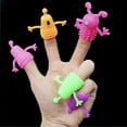 thumbnail image 3 of 5Pcs/Set Random Style Color TPR Plastic Cute Finger Puppets Children Kids Finger Puppets Toy Parents Storytelling Props, 3 of 10