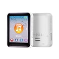 thumbnail image 1 of Mini MP3 portátil de 1.77 pulgadas HiFi TF Tarjeta de reproducción de video Lectura de lectura Grabación de sonido de carga rápida MP4 Jogging Player Blanco 32G Inevent EL014445-04B, 1 of 7