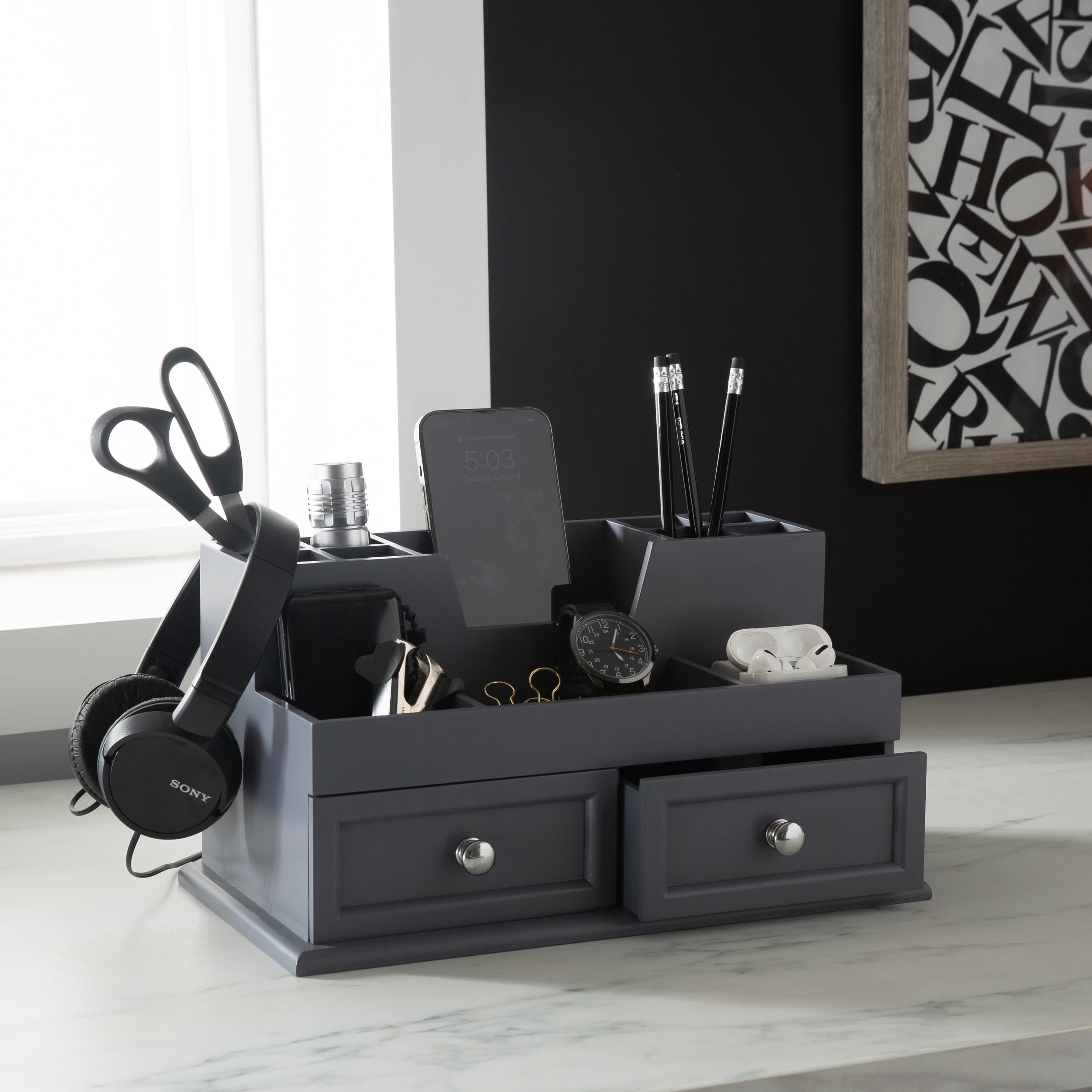 Organize It All Accessory Organizer in Gray