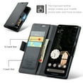 thumbnail image 6 of Wallet Case for Google Pixel 9A, RFID Blocking Magnetic Clasp Shockproof Cover, Premium PU Leather Flip Case with Credit Card Holder Kickstand for Google Pixel 9A, Black, 6 of 11