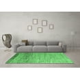 thumbnail image 3 of Ahgly Company Indoor Rectangle Abstract Emerald Green Modern Area Rugs, 4' x 6', 3 of 4