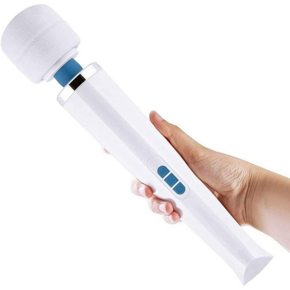 UpgradedBackMassagerwith10PowerfulMagicVibrations,RechargeableWaterproofCordlessBackWandMassagerforNeckShoulderBackBodyMassageSportsRecoveryMuscleAches