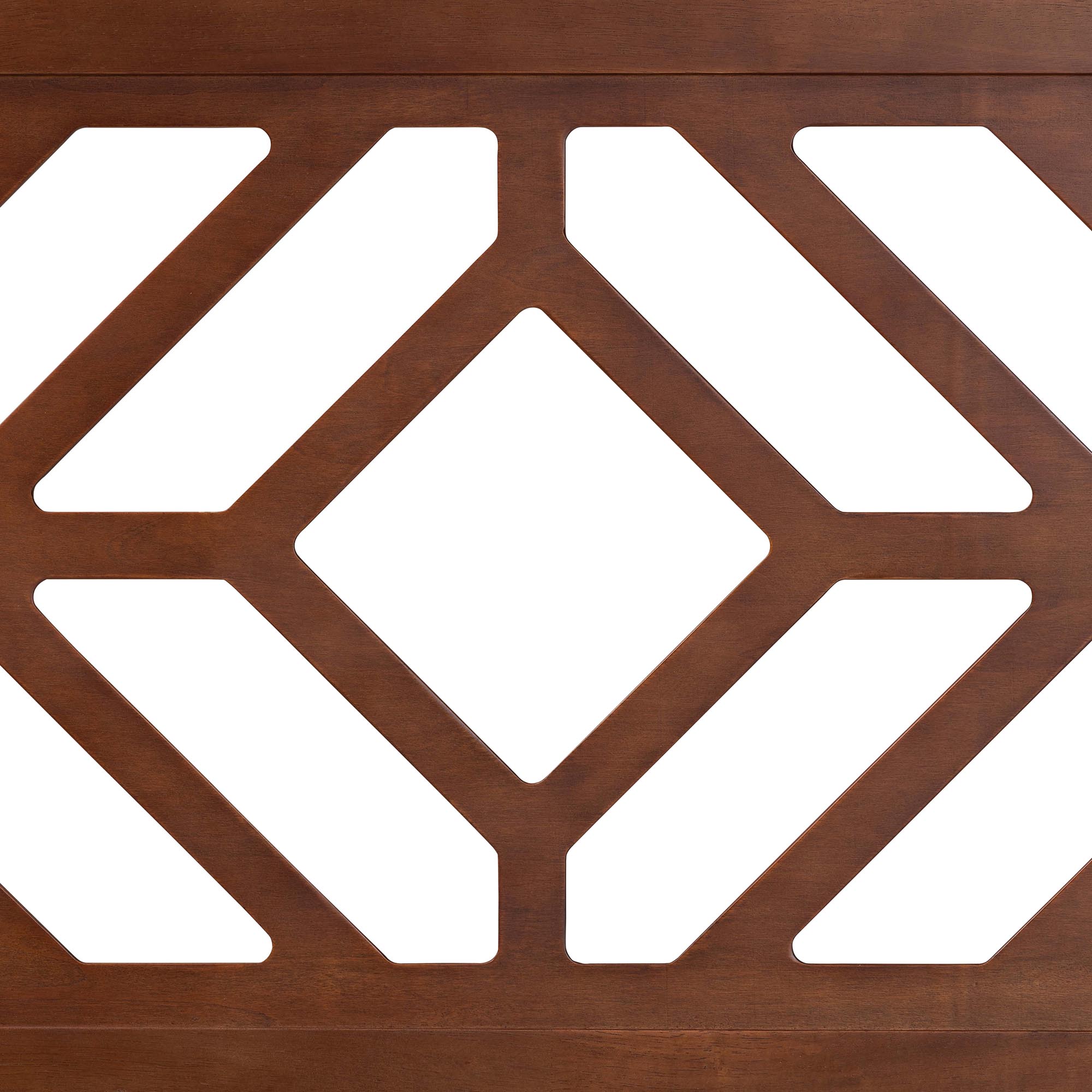 Baxton Studio Olsen Modern Headboard, Queen, Walnut Brown