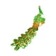 thumbnail image 2 of Joyero de pavo real esmaltado, joyero esmaltado para collares, pulseras y anillos. Verde, 2 of 9
