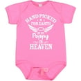 thumbnail image 3 of Inktastic Handpicked for Earth by My Poppy in Heaven with Angel Wings` Boys or Girls Baby Bodysuit, 3 of 5