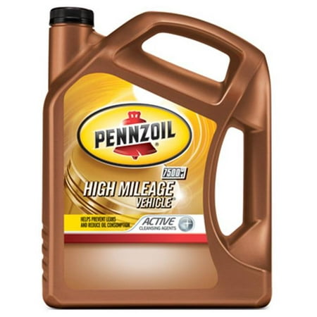 Pennzoil 550038340 5W30 High Mileage Vehicle Motor Oil - 5 qt., Pack of