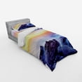 thumbnail image 2 of Ambesonne Scenery Bedding Set 3 Pcs, Morning Rainbow Colors, Twin, Blue Purple, 2 of 2