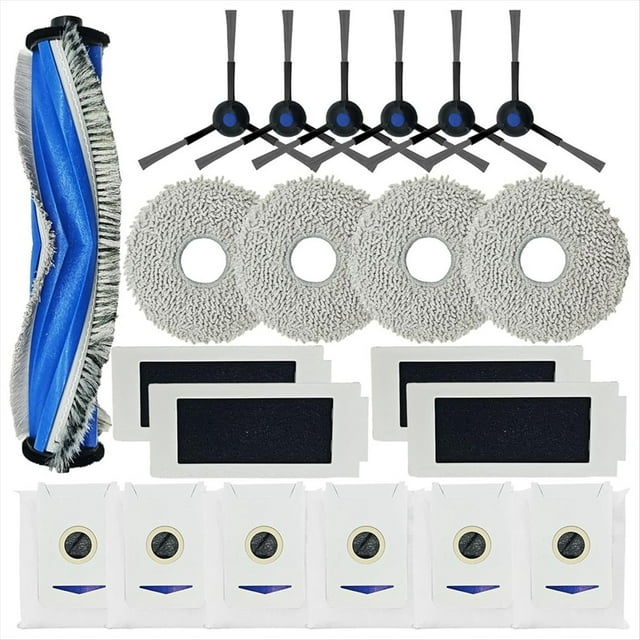 Para PRO+ Robot Aspirador Cepillo Lateral Principal Filtro Hepa Almohadilla para Fregona Bolsas de Polvo Kit de Accesorios de Repuesto