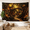 A, variant on XaaKee Tapestry For Bedroom, Grand Arched Forest And Lanterns, High-Quality Polyester Wall Tapestry, 60x40Inch