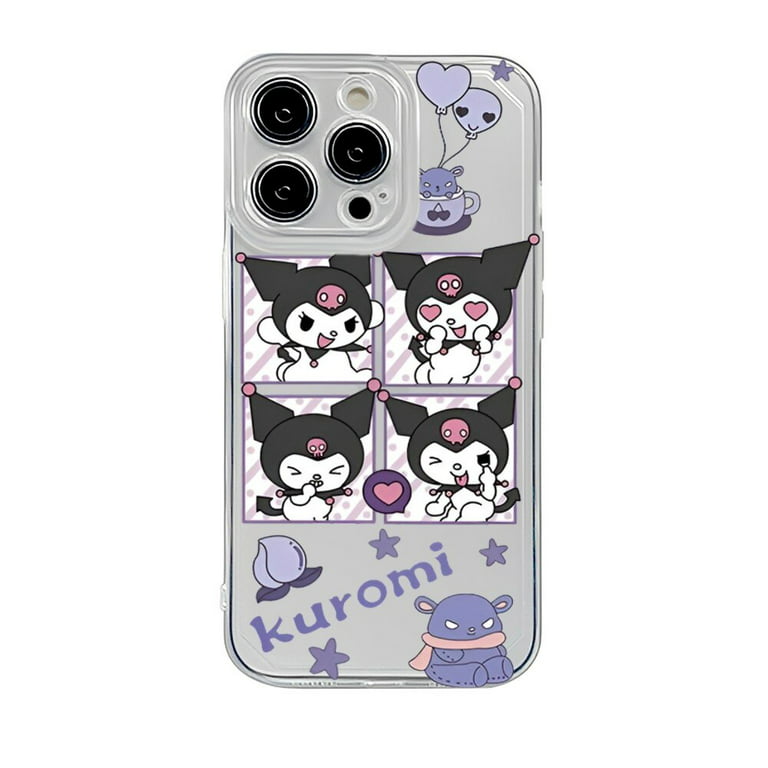 Hello Kitty Kuromi Melody Cartoon Phone Case Anger Eyes For IPhone 14 Plus  13 12 Mini 11 Pro Max Silicone Cover Funda Shell 