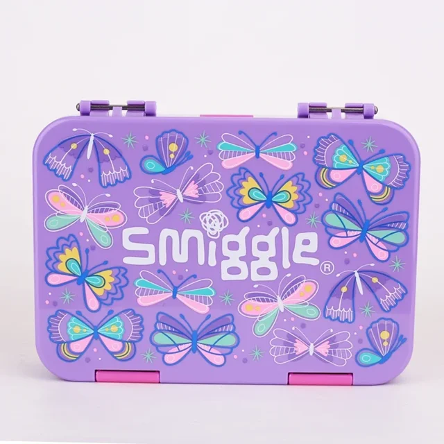 Mochila para niñas de estilo mariposa ultraligera y de gran capacidad para estudiantes de escuela primaria de Smiggle