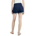thumbnail image 2 of INC International Concepts Womens High Rise Button Fly Shorts Dark Indigo 12, 2 of 3