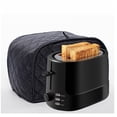 thumbnail image 3 of HOMEIORA Quilted Toaster Cover, Polyester, 2 Slice, Dustproof Appliance Cover, 1 Pack, 3 of 4