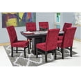 thumbnail image 1 of Comedor Rubí MOBILKRAFT 6 Sillas Madera Rectangular Estilo Contemporáneo Color Negro y Vino Rojo, 1 of 5