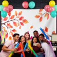 7x5ft Photo Backdrop, Thanksgiving Soft Polyester Backdrop Curtains ...