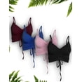 thumbnail image 5 of Blusa Dama Crop Top Ombliguera Canalé Moda Mujer Ribete Gym LOLE Crop Top, 5 of 5