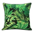 thumbnail image 2 of Foliage Outdoor Pillow 24 x 24 in Black, 2 of 4
