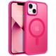 thumbnail image 1 of Funda de teléfono BENTOBEN para iPhone 13 Mini, translúcida, rosa intenso, 1 of 9
