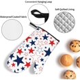 thumbnail image 4 of 4th of July Oven Mitts and Pot Holders 4 Pcs Sets for Kitchen, Cooking Gloves Heat Resistant Oven Mitt Gloves Non Slip Potholders for Baking, BBQ, Grilling, 4 of 6