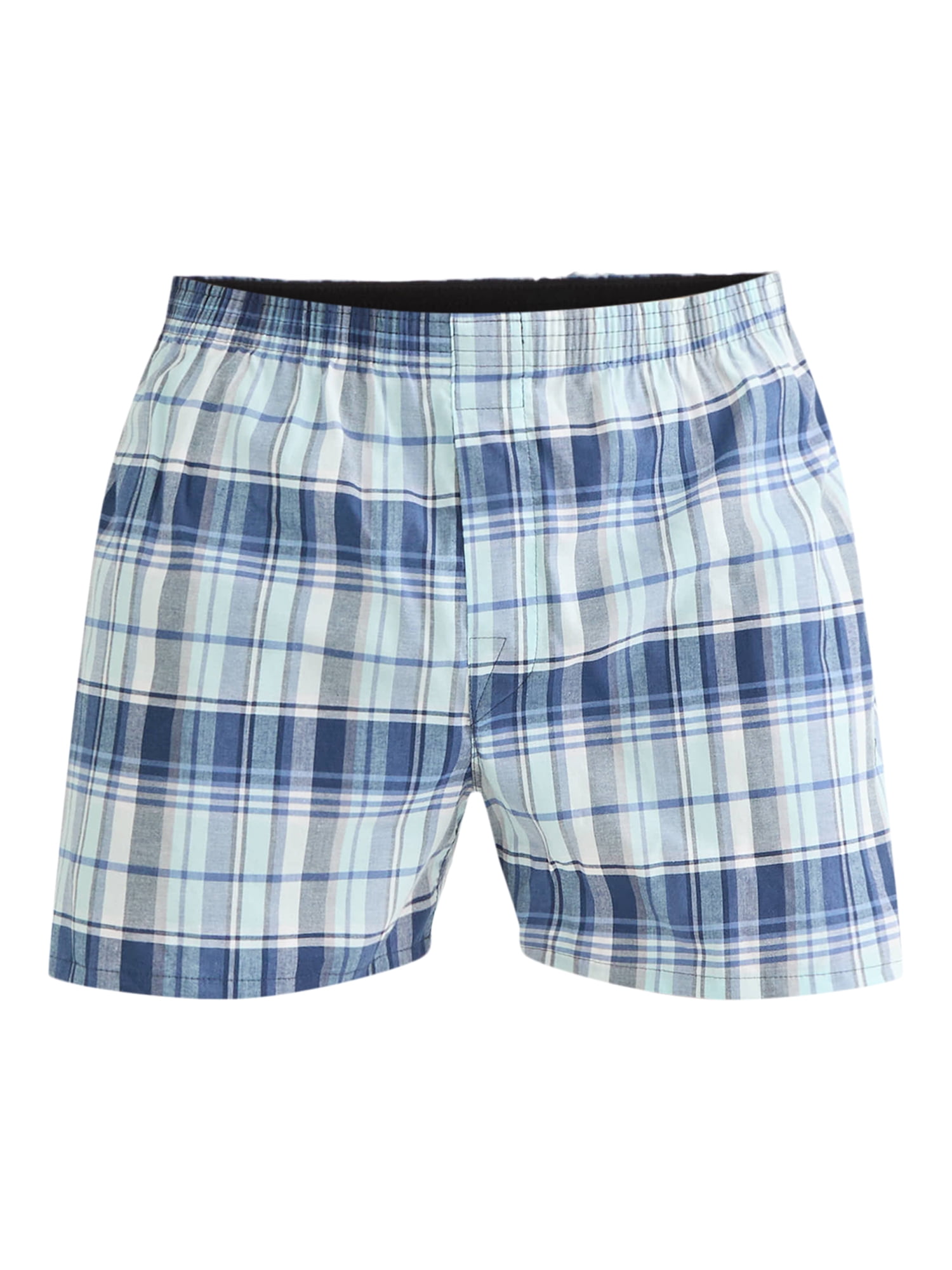 George Men's Moisture-Wicking Stretch Woven Boxers, 6-Pack, Sizes S-2XL