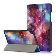 Samsung Galaxy Tab A7 10.4'' Case with Stylus, Epicgadget Slim Lightweight Trifold Cover with Auto Sleep/Wake Smart Case for Galaxy Tab A7 10.4-inch Tablet (SM-T500/T503/T505/T507) 2020 (Galaxy Sky)