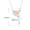 thumbnail image 4 of Collar de cadena de plata 925 para mujer y niña, cadena de cable redonda de plata, cadena fina de plata, collar italiano de plata, cadena de recambio para collar, 4 of 8