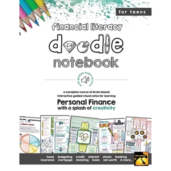 Pre-Owned Personal Finance Doodle Notes: Brain Based Interactive Guided Notes (Paperback) by Math Giraffe, Brigid Danziger