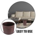thumbnail image 2 of Imitation Rattan Woven Trash Can Wastebasket Bedroom Living Room Bathroom Trash Can, 2 of 9