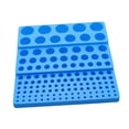 thumbnail image 3 of Caja de almacenamiento para fresas, bandeja organizadora, soporte para herramientas, base antideslizante, estuche liviano, dispensador resistente de azul, 3 of 8