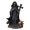 A, variant on Sylvtty Grim Reaper Statue Halloween Black Horror Robe Sculpture Gothic Resin Santa Muerte Figurine for Halloween Indoor Bookshelf Desk Decor