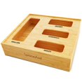 thumbnail image 1 of Organizador de bolsas SpaceAid Bamboo para cajón de cocina, 1 of 5