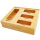 thumbnail image 1 of Organizador de bolsas SpaceAid Bamboo para cajón de cocina, 1 of 5