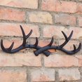 thumbnail image 5 of 1pc Hook Rack Wall-Mounted Decorative Cast Iron Deer Antler Hanger Wall Hooks for Coat Towel Hat Key Coat Rack Hook, 5 of 5
