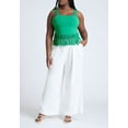 thumbnail image 3 of ELOQUII Women's Plus Size Fringe Crop Top, 3 of 3