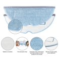 thumbnail image 3 of 6 Pack Replacement Mop For Xiaomi Roborock T7s T7s Plus S7 Vacuum Cleaner Cleaning Cloths For Roborock S7, 3 of 5