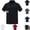 Black, variant on Chef Coat Men Women Short Sleeve Button T Shirt - Kitchen, Restaurant, Hotel Uniform