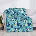 thumbnail image 3 of Rateoe Flying Swallows Pattern Flannel Throw Blanket, Ultra-soft Blanket for Bed, Couch, Car, Hypoallergenic Anti-pilling blanket-50"x40"(Horizontal), 3 of 6