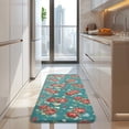 thumbnail image 4 of Pioneer Flower Floral Print Pattern Kitchen Rug Mat,Kitchen Runner Rugs Non Skid Washable,Decorative Kitchen Floor Mats for Kitchen,Sink,Laundry,17"x47.2", 4 of 7